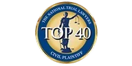 Top 40 The National Trial Lawyers logo.